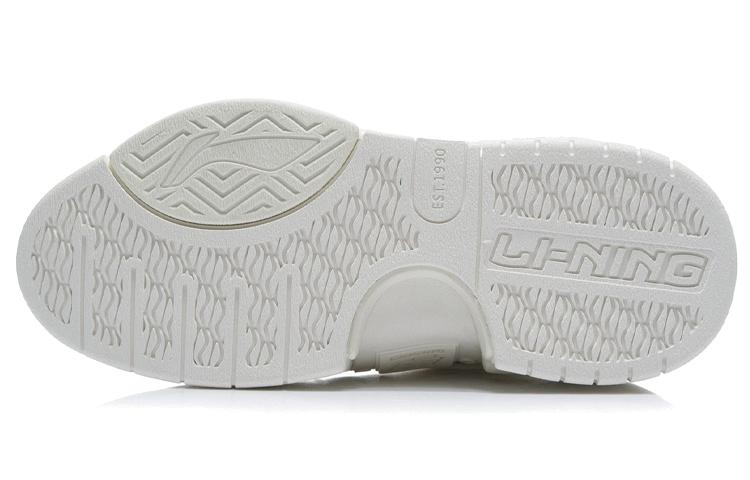 Li Ning Wave Zen Abrasion Resistant Lightweight Slip Resistant Low top Skateboard Shoes Women's Snow AGCR272-2