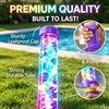 LED Light Up Water Blaster Glowing Rainbow Effect Long Range Water Gun Summer Pool Beach Water Fight Toy for Family Fun