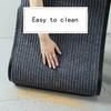 Rectangular Entrance Mat Non-Slip Welcome Mat Kitchen Carpet Stripe Groove Door Mat  Household