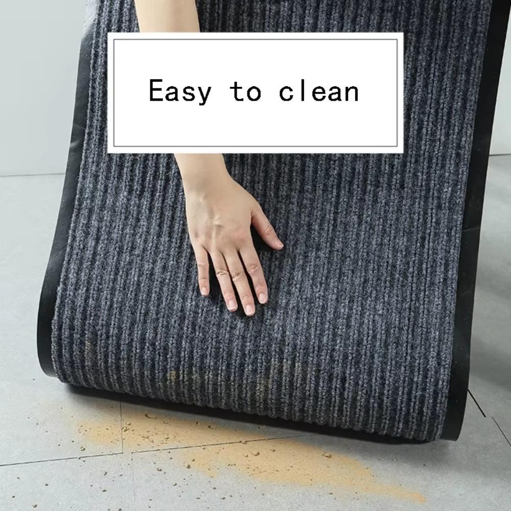 Water-absorbent Entrance Mat Rectangular Corridor Rug High-end Welcome Mat  Shopping Mall