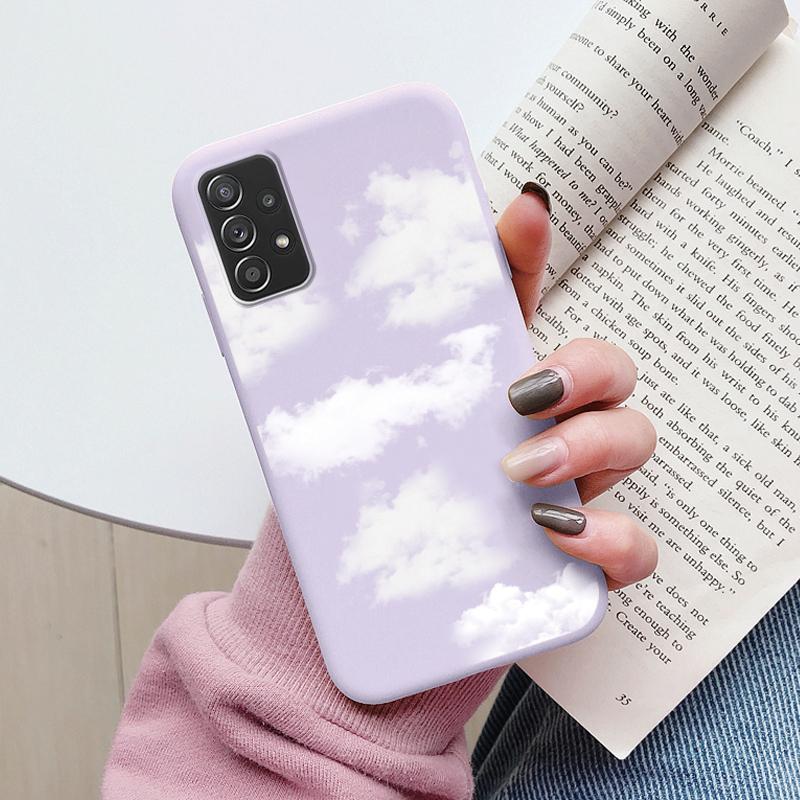 Soft Case For Samsung Galaxy A73 5G Phone Cover Cute Flowers Butterfly Fundas TPU Coque For Samsung A73 A 73 5G Bumper Cases