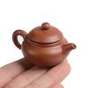 Mini Pocket Pottery Teapot Enameled Hand Teapot Handstand Fingertip Kettle Darkred Enameled Pottery Teaset Accessories Tea Pet