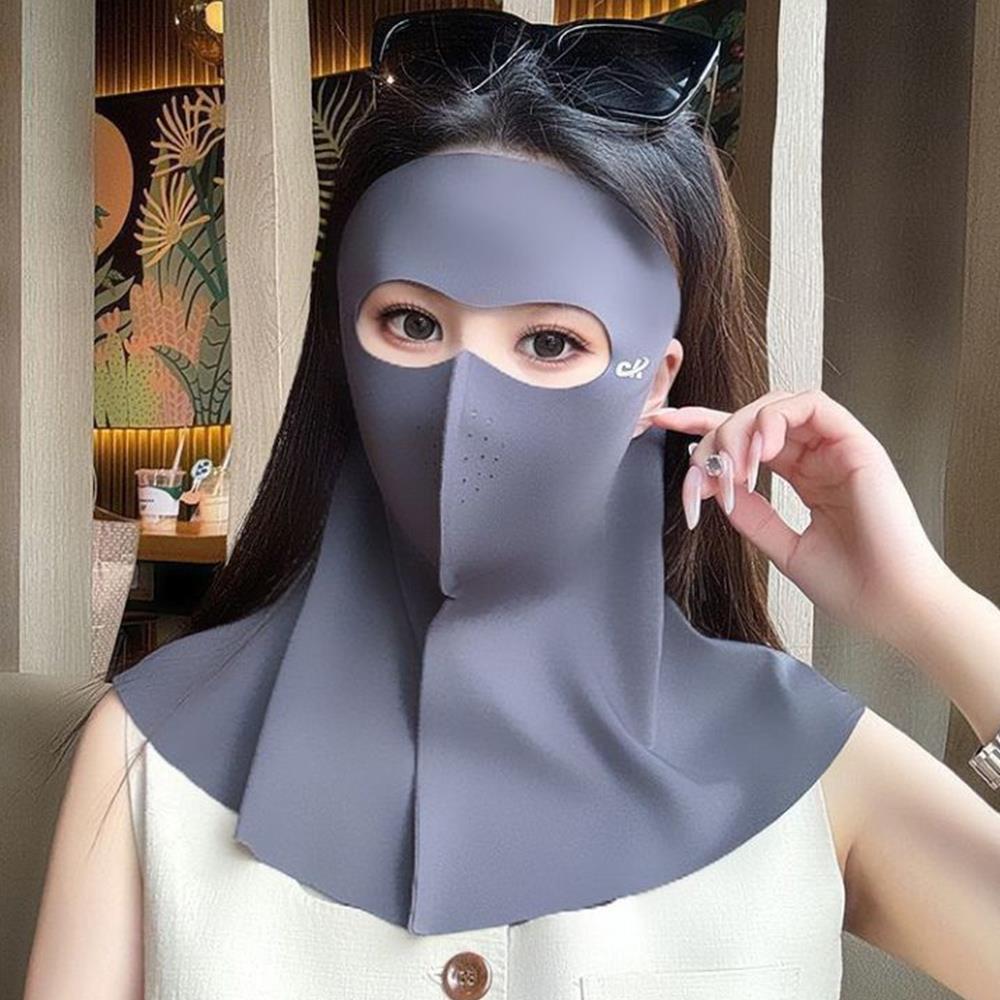 Outdoor-Aktivitäten Anti-UV-Maske Sommer Nackenschutz Unisex Radfahren Eis-Seide Gesichtsmaske Jagd Laufen Sportmaske Schal