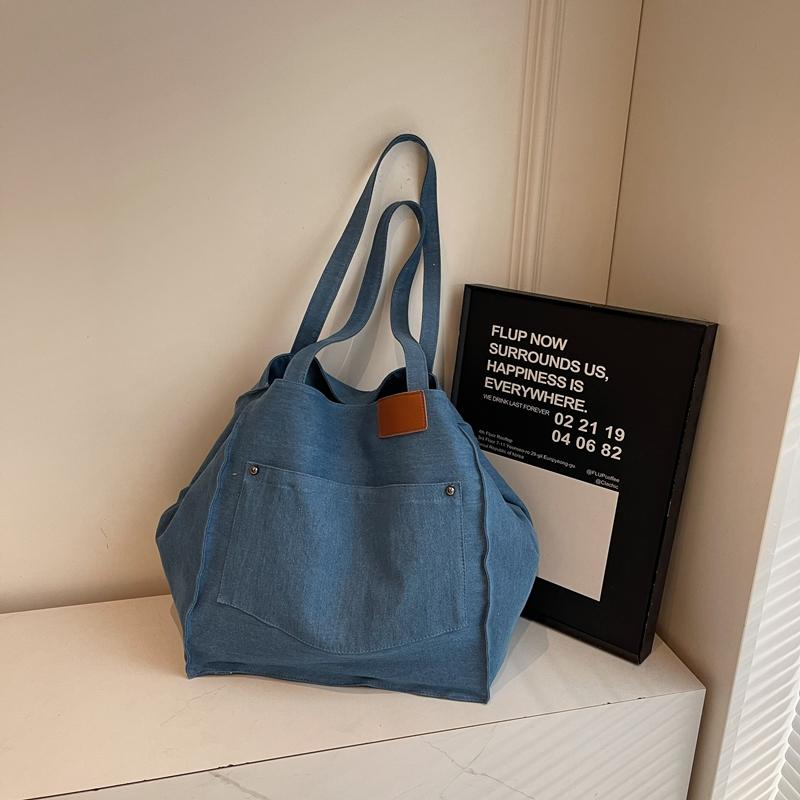 Women's Denim Shoulder Bag Large Capacity Tote Bag
