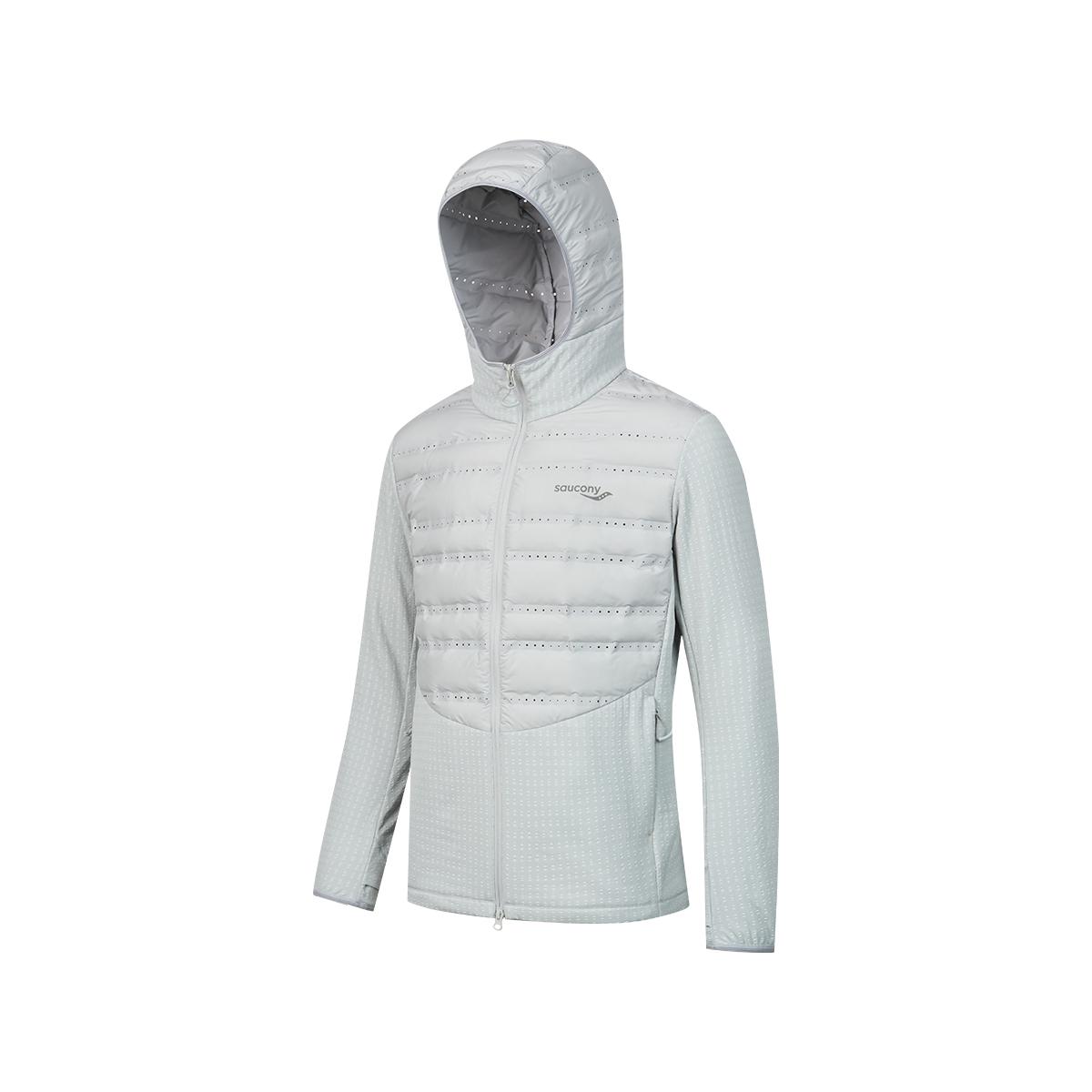 

SAUCONY Гоночная беговая тканая легкая короткая хлопковая куртка мужская куртка Круто-серая SC2240025A-GR65 M