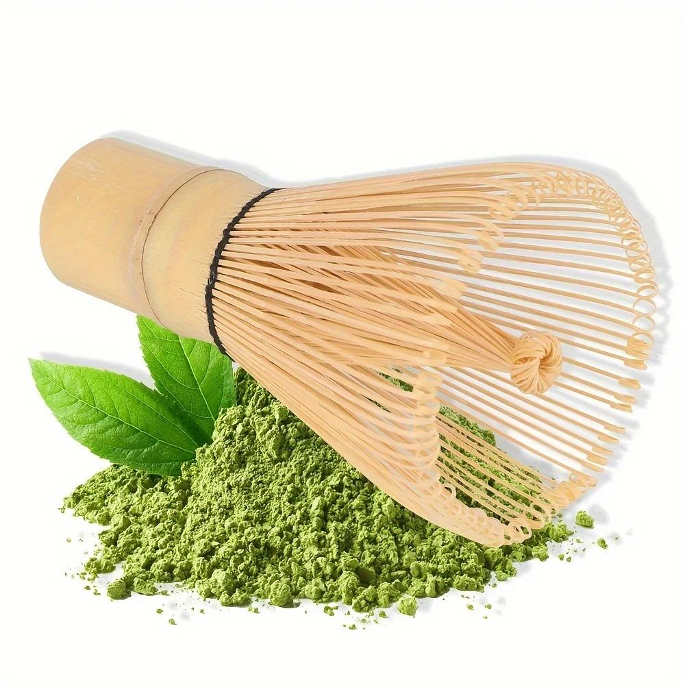 Japanese Bamboo Matcha Brush 100 Count Green Tea Powder Stirring Tea Set Brush Grinding Brush Tool Japanese Tea Set Accessories