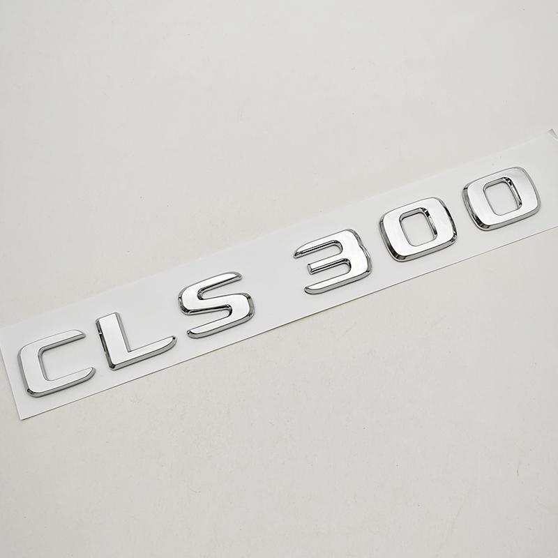 3D ABS Car Sticker Logo CLS260 CLS300 CLS400 Rear Trunk Letter Badge Emblem For Mercedes Benz CLS Series CLS350 CLS500 Accessoey