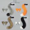 Handmade Cat Ear Headband Tail Set Halloween Cosplay Anime Convention Kawaii Animal Costume Accessory