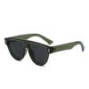 Vintage Luxury Rice Nail Square Frame Glasses Women Men Outdoor Eyeglasses Traveling Driving Shade UV400
