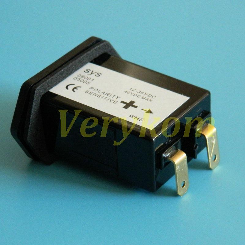 Industrial Excavator Truck Tractor Diesel Engine Hour Meter Counter Rectangular Hourmeter Timer Counter DC 12V 24V AC 220V 1