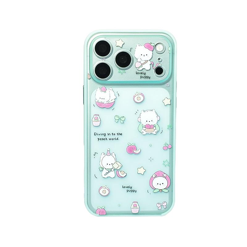 

Korean Style Frosted Ice Cream Cat Phone Case for Apple 16/17PRO 17 Pro