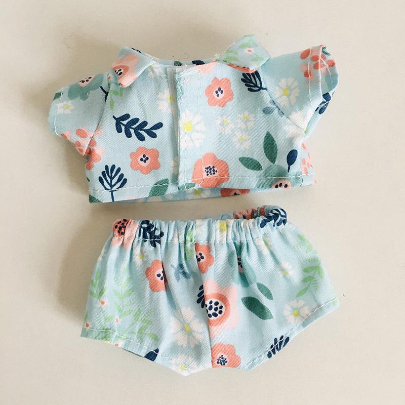 בגדי בובת קטיפה ויניל חמודה 17 ס"מ קופסה עיוורת - תליון LaBuBu שמלת אביזרים