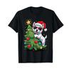 Christmas Tree West Highland White Terrier Westie T Shirt Vintage Breathable Homme Unisex Designer Clothes