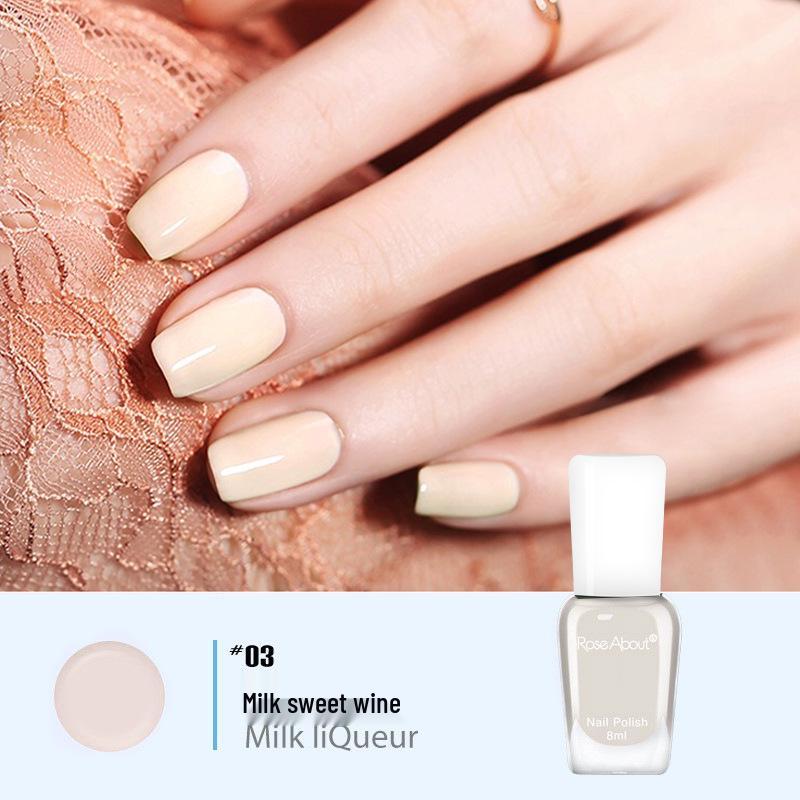 Aurora Nude Water-Based Peelable Nail Polish - Summer Long-Lasting, Eco-Friendly, Odorless, No-Bake, Free Shipping
