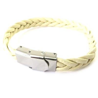[M9379] - Mixed Bracelet 'Peaceful' Beige (braided)