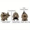 Knight Helmet Brass Knife Bead EDC Outdoor DIY Accessories Woven Lanyard Pendant Jewelry Punk Survival Bracelets Charms