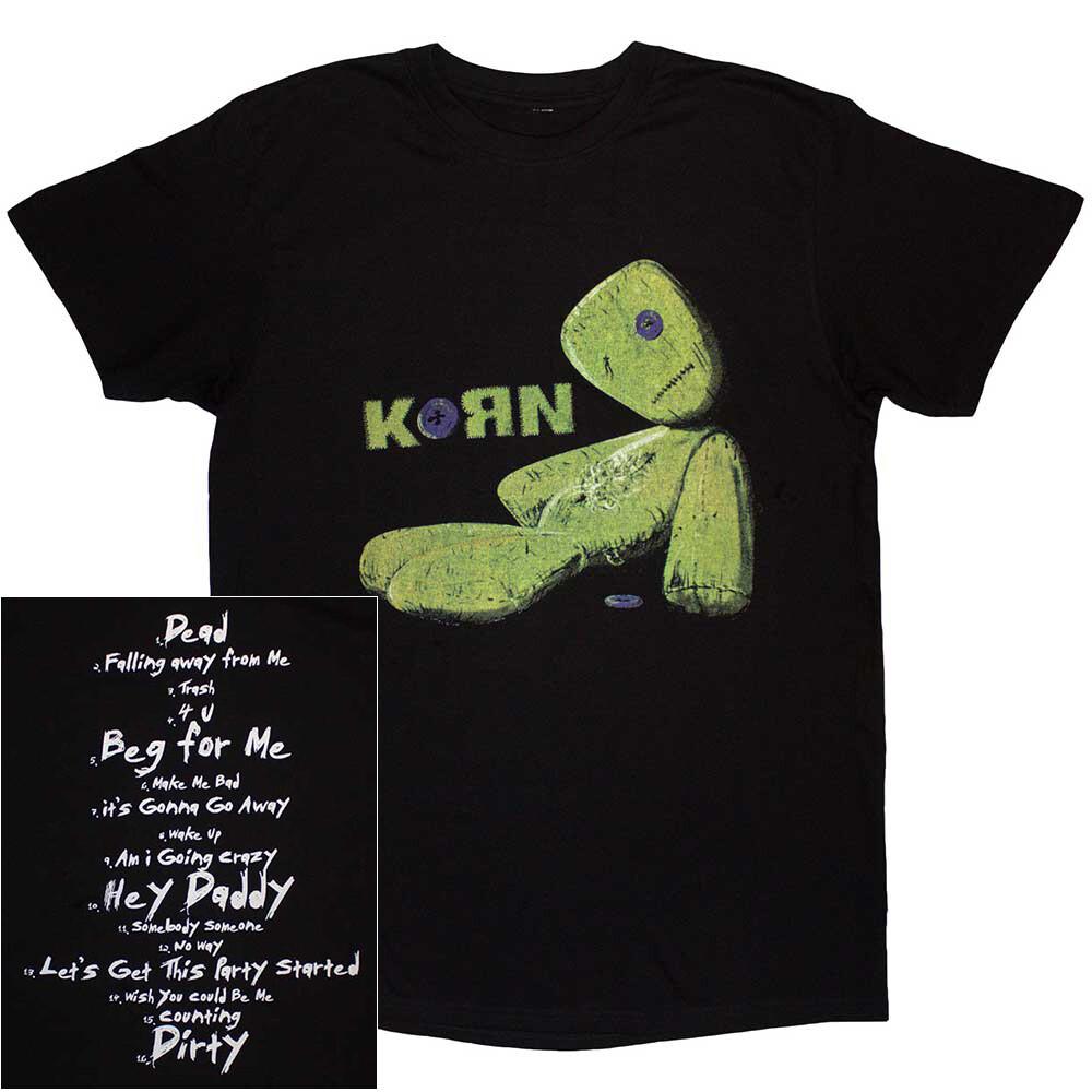 

26 Korn Issues Tracklist Shirt S-XXL T-Shirt Official Metal Band Tshirt Unisex T-Shirt M