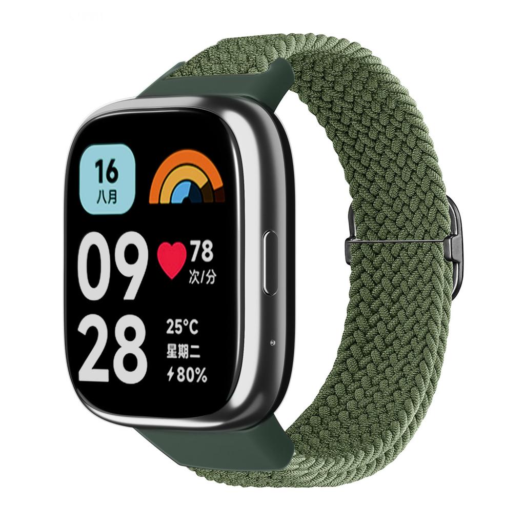 Geflochtene Solo-Schlaufe für Xiaomi Redmi Watch 3 active Armbänder Zubehör Sport Nylon Atmungsaktiv Ersatz Correa Redmi 3 Lite Band