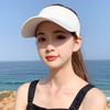 Summer Breathable Visor Hat Outdoor Sports Openwork Mesh Sun Protection Hat, Uv Protection Sun Hat