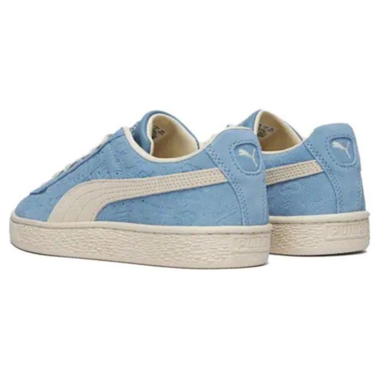 Puma Sophia Chang x  Suede Zen Blue Women Sneakers White 396045-01