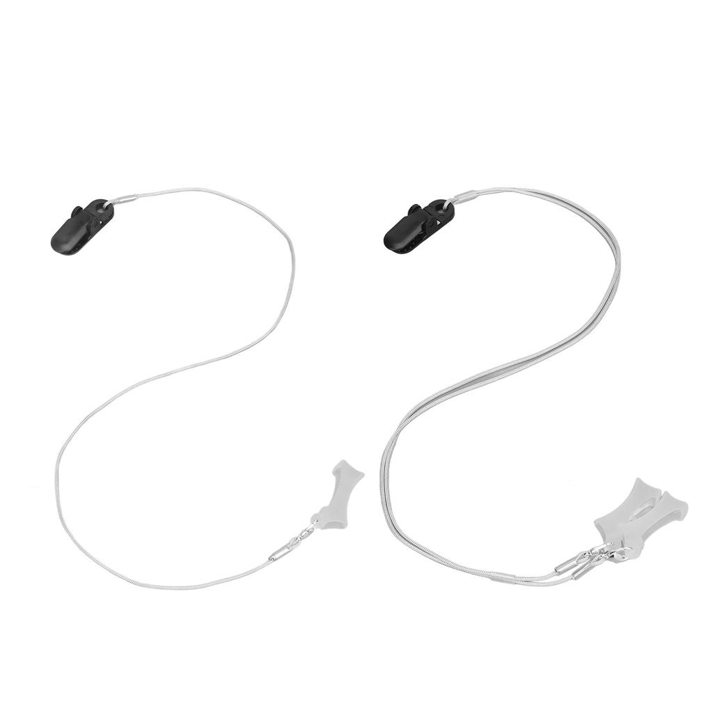 Sound Aid Clip Protector Lanyard Fixation Rope Portable Prevent Lost Sound Amplifier Clip Holder Bla