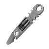 Titanium Alloy Ratchet Crowbar Ratchet Screwdriver Riding Portable Multi-Function Maintenance Tool EDC Bottle Opener Nail Lifter