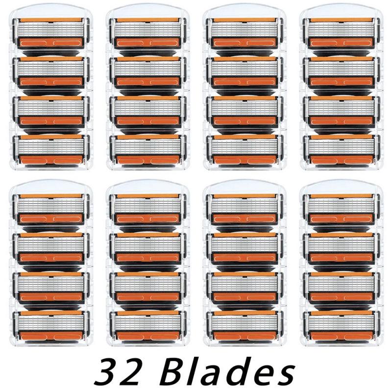 Sześciowarstwowa Męska Wodoodporna Maszynka Manualna z Ostrym, Trwałym Ostrzem ze Stali Nierdzewnej