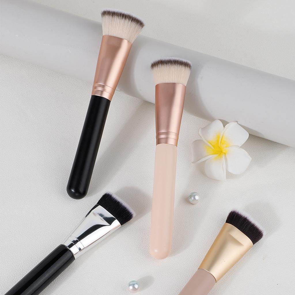 Single makeup brush Flat head Foundation brush 163 Grooming brush BB Cream brush Soft makeup brush Beauty tool