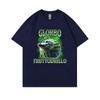 Italian Brainrot Glorbo Fruttodrillo T Shirts Watermelon Crocodile Funny Meme T-shirt Summer Men Women Fashion Oversized Tops