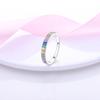 Pandach Genuine Copper Color Luxury Rings Colorful Polygonal Cz Round Lucky Flower Rings For Women Jewelry Creation Engagement Wedding Present