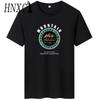 HNXC Cotton Short Sleeve T-shirt Men's Fashion Loose Half Sleeve Shirt Printed Compassionate Shirt