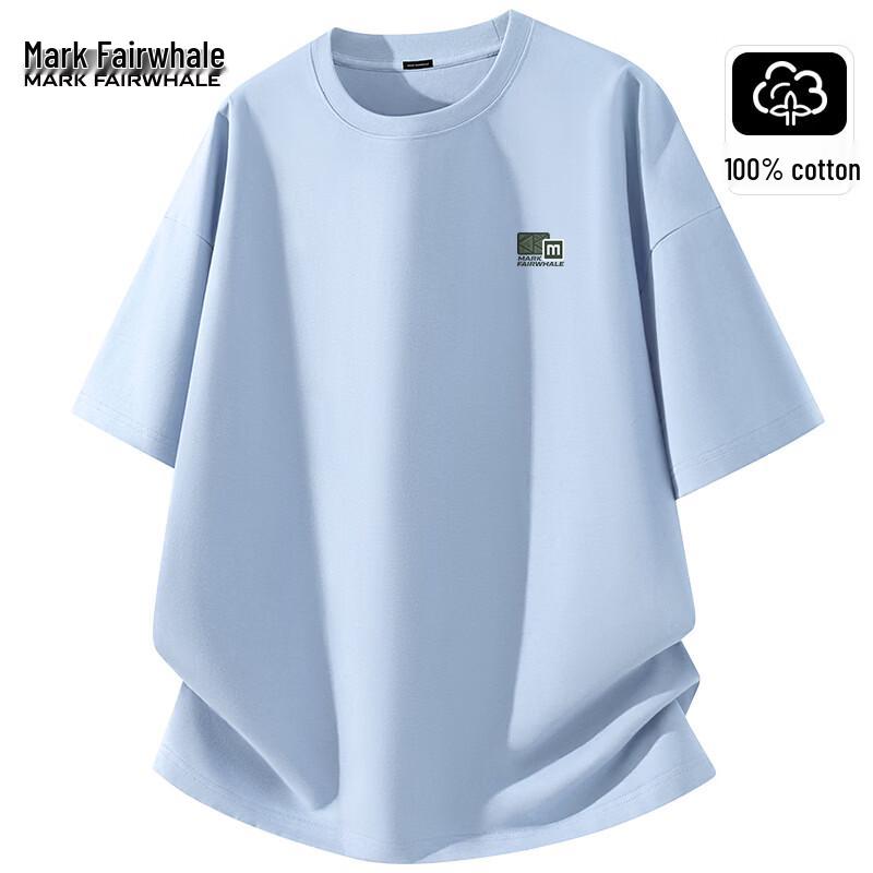 Mark Fairwhale Men's 2026 Summer Loose Cotton T-Shirt