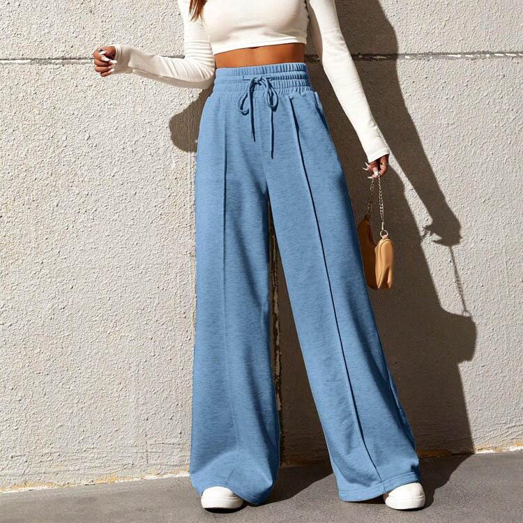 Spring and Autumn Women's Sweatpants Straight Pants Loose Sweatpants Wide Leg Pants Outdoor Dance Casual Long Pants