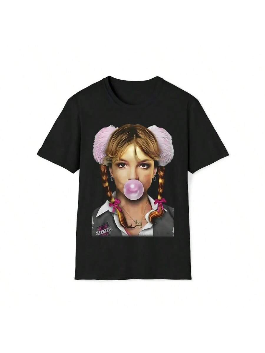Britneys Spears Bubblegum Unisex Softstyle T-Shirt Britneys Spears Merch Gift For Women And Men S разноцветный