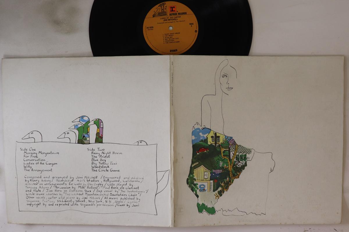

LP Record JONI MITCHELL - Ladies Of The Canyon RS6376 REPRISE 1976 US Rock Used