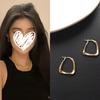 Stud Earrings Women's Niche Design Sense High-end New Trendy Geometric Earrings Autumn and Winter Cold Wind Temperament Earrings