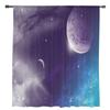 Cloud Universe Moon Space Sheer Curtains for Living Room Decoration Window Curtains for Kitchen Tulle Voile Organza Curtains