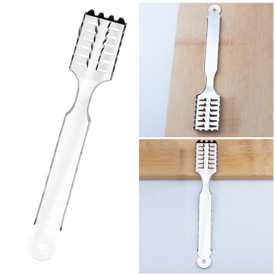 Fiskfjällare Rostfritt Stål Fiskfjällare Verktyg med Ergonomiskt Handtag Fiskfjällsborttagare Bekvämt Grepp Fiskfjällare Verktyg