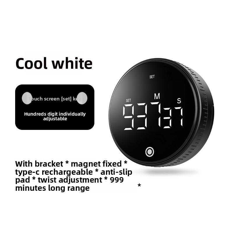 Rotary Timer Multi-function Silent Desktop Easy Brush Question Timer Kitchen Cooking Time Management Reminder