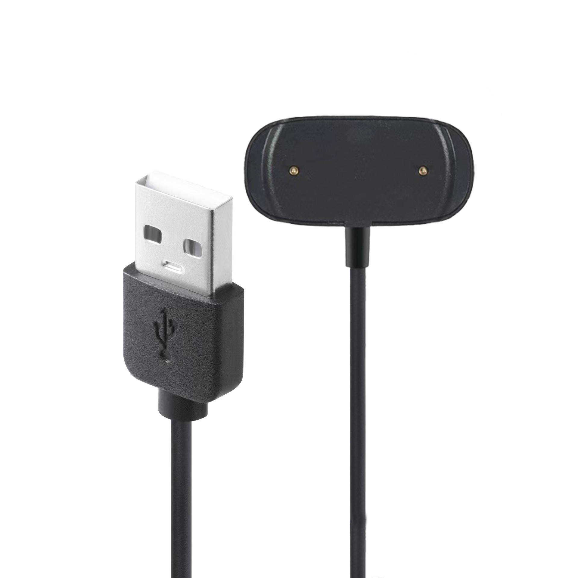 

Для Amazfit GTR3/GTR4/GTR3Pro/GTS3/GTS4/T-rex2 Зарядное устройство USB Зарядное устройство Смарт-часы Быстрая зарядка Док-станция Замена зарядного устройства чёрный