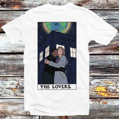 Thasmin Die Liebenden Tarotkarte Doctor Who T-Shirt B489