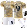 Messi 9 Shirt Draken Editie Mbappe 24-25 Real Madrid Thuis Voetbalshirt Set Fan Versie Ademend Sneldrogend Trainings Wedstrijd Kleding