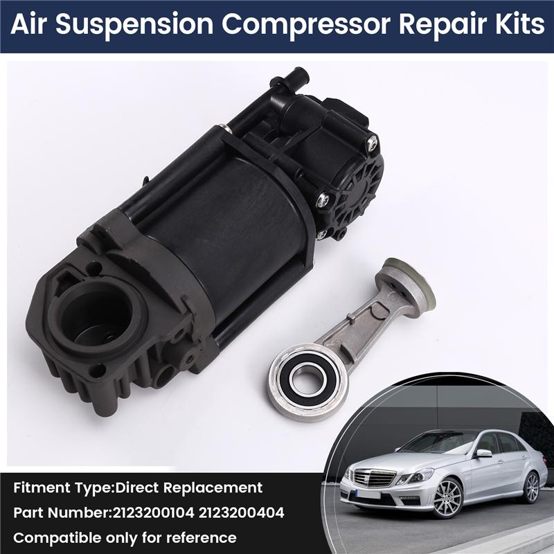 L10A For Mercedes Benz E Class W212 S212 2123200104 2123200404 Air Suspension Compressor Repair Kits Dryer Assembly