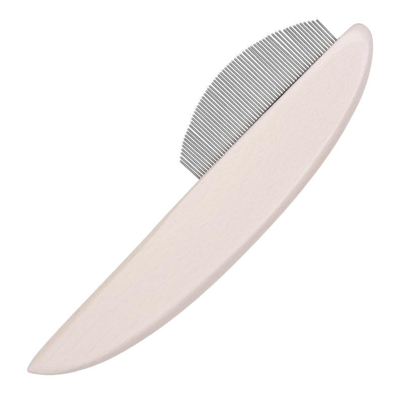 

Pet products, pet solid wood flea comb, dog and cat dense tooth comb, cleaning and beauty flea removal comb 90338 90339