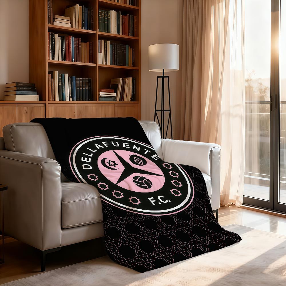 Classic Luxurious D Dellafuente F FC Energetic Blanket For Soft Throw Blanket for Picnic Bed Sofa Home Bedroom Warm Comfortable