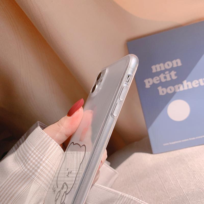 Simple Bear Case for iPhone 14 iPhone 15 iPhone 16 Pro Max