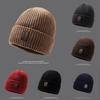 Beanie Cap Knitted Hat Winter Protection Solid Color Caps Outdoor Unisex Gift