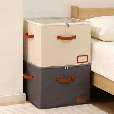 Foldable Shoe Storage Box Dustproof Shoe Organizer with Clear Lid 16 Compartments Shoe Storage Bin with Handles for Home Closet Seasonal Shoe Storage