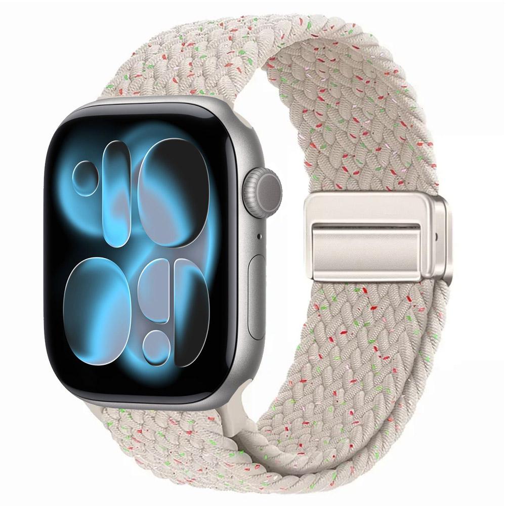 Nylon Strap for Apple Watch 11 10 46mm 42mm/Ultra 3 2 1 49mm Magnetic buckle Wristband iWatch 9 8 7 6 5 4 SE 45mm 44mm 41mm 40mm