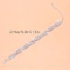 Chic Rhinestone Evil Eye Claw Chain Anklet